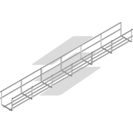 Дротяний кабельний лоток KWDS 60x60, L=3000мм, BAKS