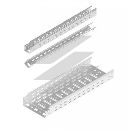 Кабельний лоток Klik KFJ 200x60, товщина 1.0мм, L=3000мм, BAKS