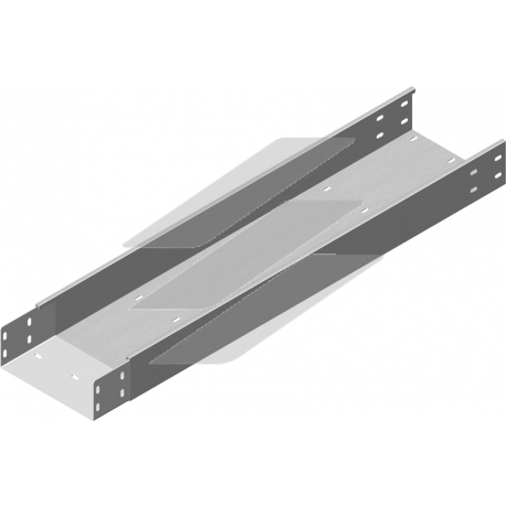 Кабельний лоток посилений з приварним з'єднувачем KZLWC 200x100, товщина 2.0мм, L=3000мм, BAKS