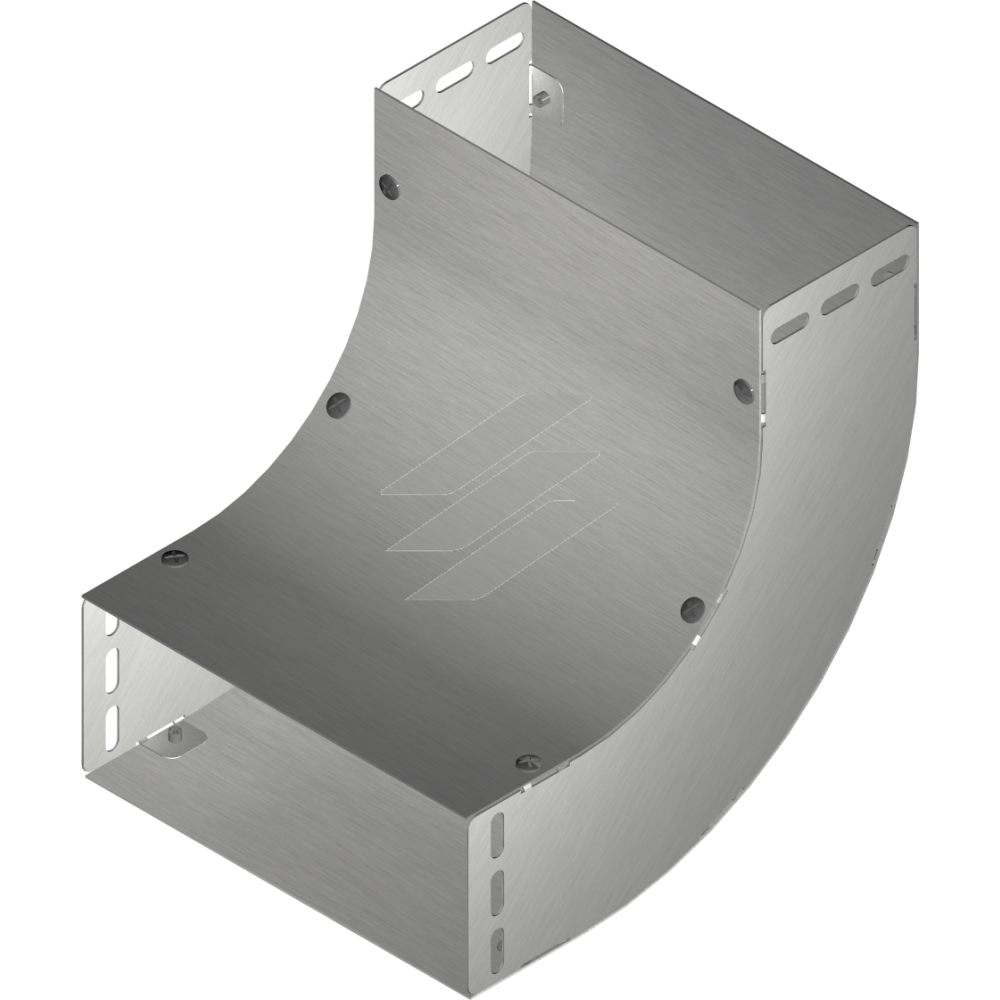 Дуга 90° LUBP 600x80, толщина 1.5мм, BAKS