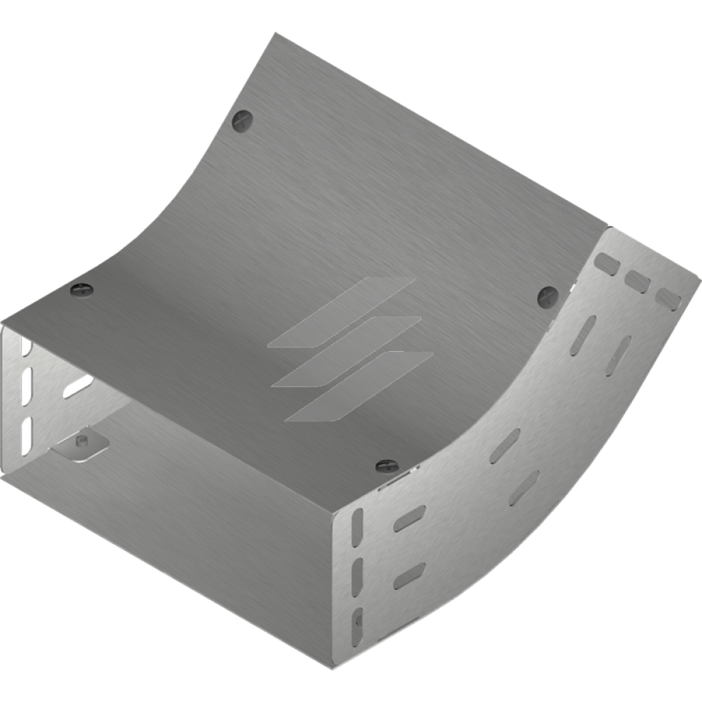Дуга 45° LUMJ 600x80, толщина 1.0мм, BAKS
