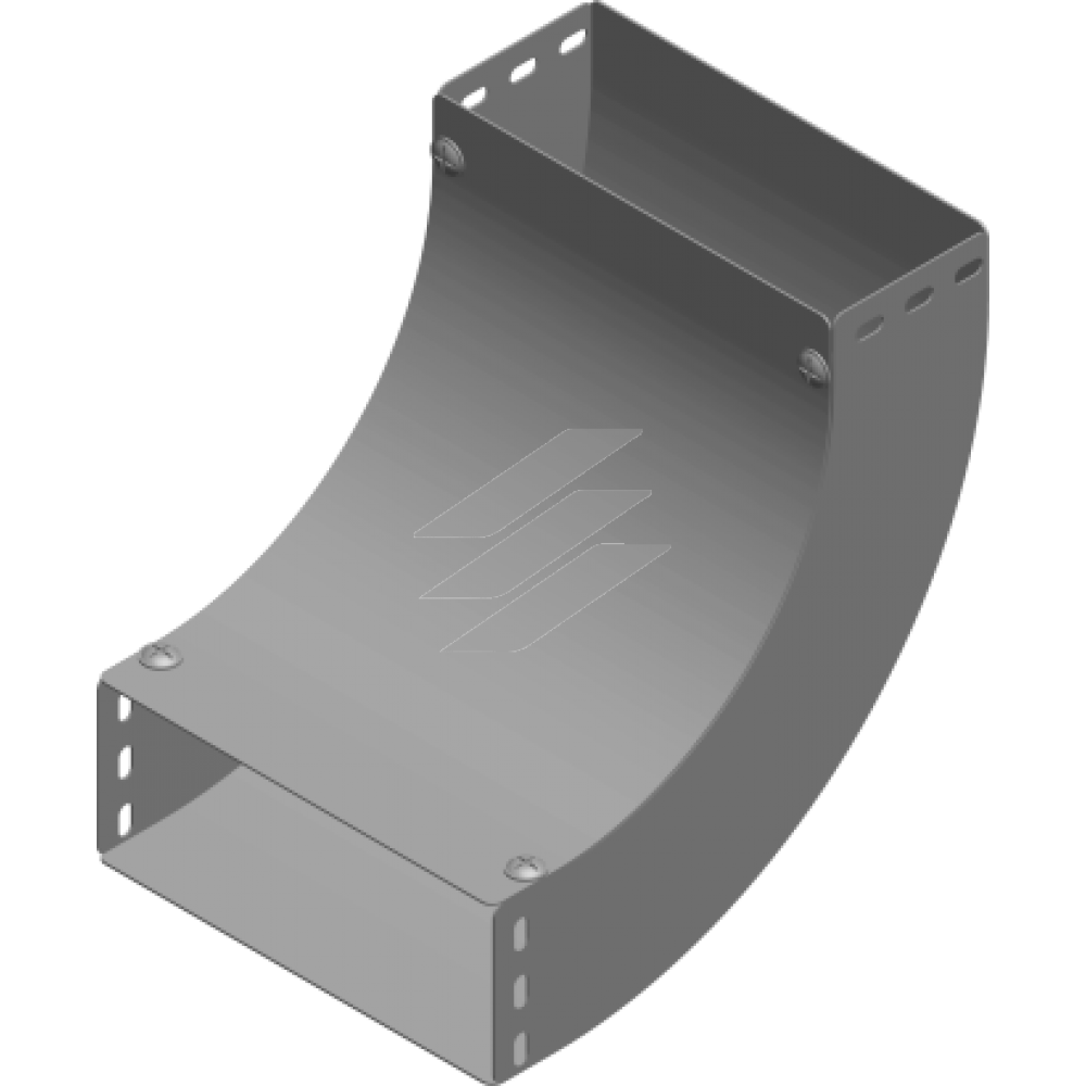 Дуга 90° LUPJ 150x80, толщина 1.0мм, BAKS