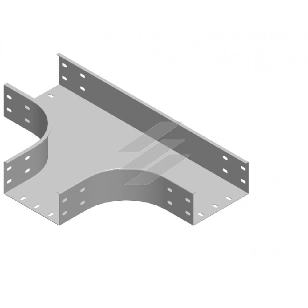 Трійник лотку TKZP 200x100, товщина 1.5мм, BAKS