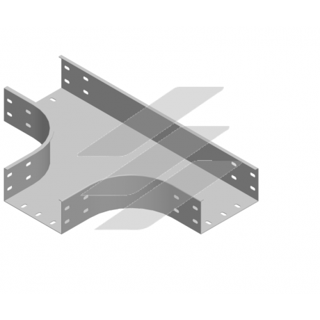 Трійник лотку TKZP 200x100, товщина 1.5мм, BAKS