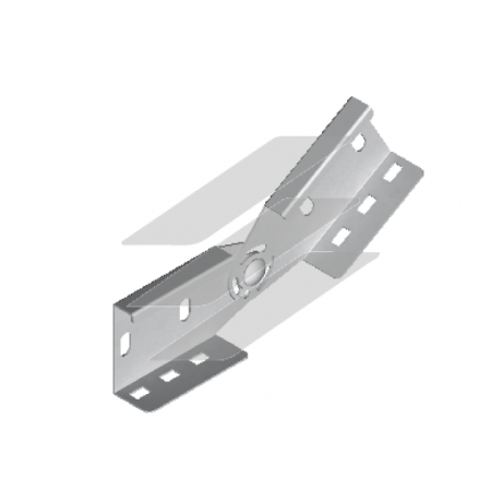 Шарнірний з'єднувач кабельростів LGC/LGOC H60, товщина 2.0мм, BAKS