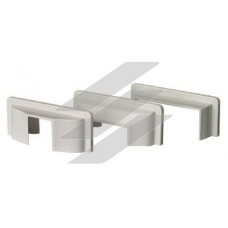 Набір адаптерів для мініканалів, білий RAL9016, ДКС