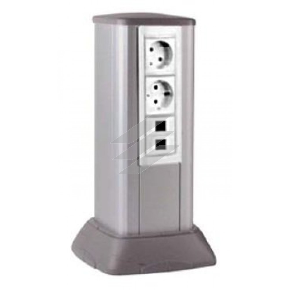 Мініколона алюмінієва 0, 35м, колір світло-сріблястий металік, ДКС