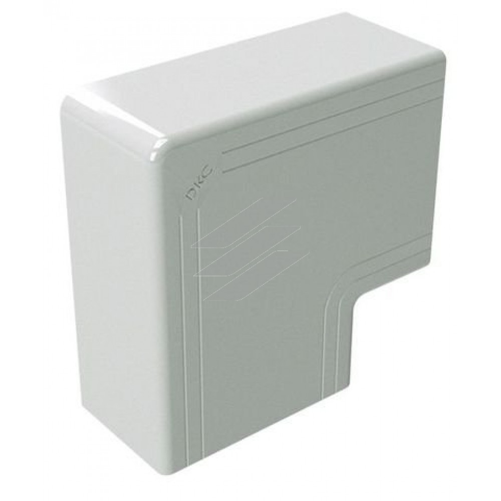 NPAN 100x60 угол плоский белый RAL9001, ДКС