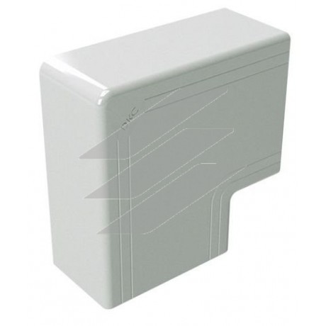 NPAN 100x60 угол плоский белый RAL9001, ДКС