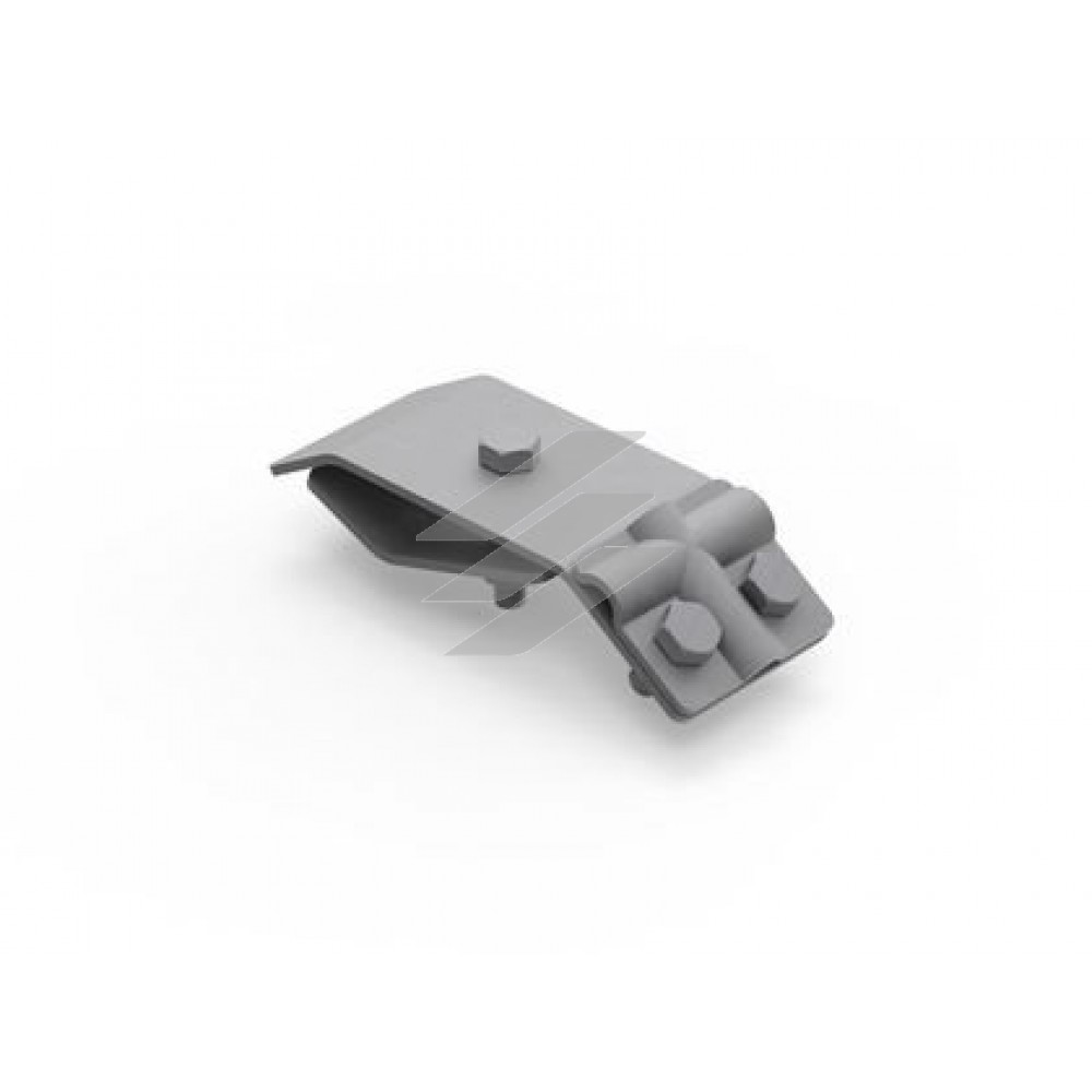 Тримач дроту Ø8мм на ринві з болтом, сталь оцинкована, ДКС