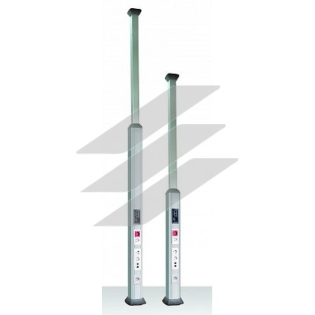 Колона алюмінієва 1, 5-3м, колір чорний, ДКС