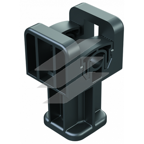 Універсальний тримач дроту Ø8мм або полоси 25х4мм, пластиковий, ДКС