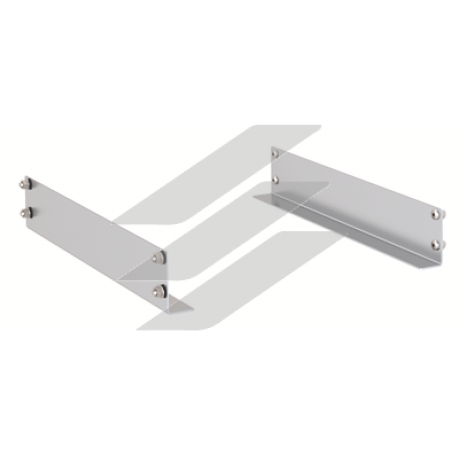 Кутовий профіль для важкого обладнання на L-профіль для шафи Г= 800мм, 2 шт, ДКС