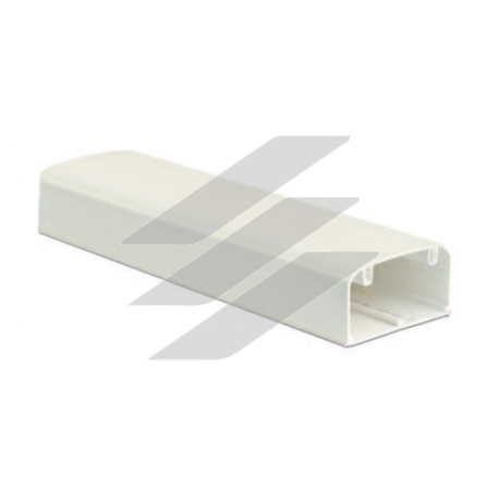 Кабель-канал 90х50мм, із фронтальною кришкою, довжина 2м, білий RAL 9016, ДКС