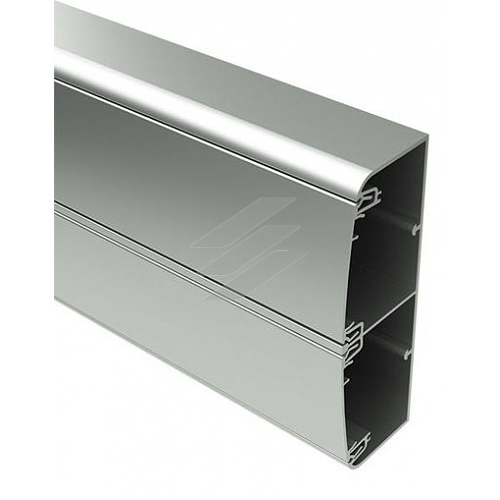 Алюмінієвий кабель-канал 140х50 (з 2 кришками), колір білий, RAL 9010, ДКС