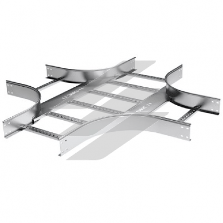 Х-відгалужувач 100х200 R-300, ДКС