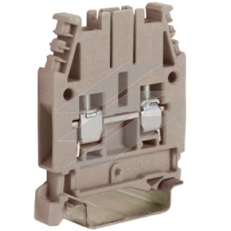 CBC.4GR, прохідний затискач сірий 1000V, 32A 4мм², ДКС