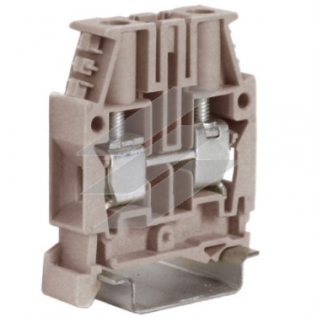 CBC.10GR, прохідний затискач сірий 1000V, 57A 10мм², ДКС