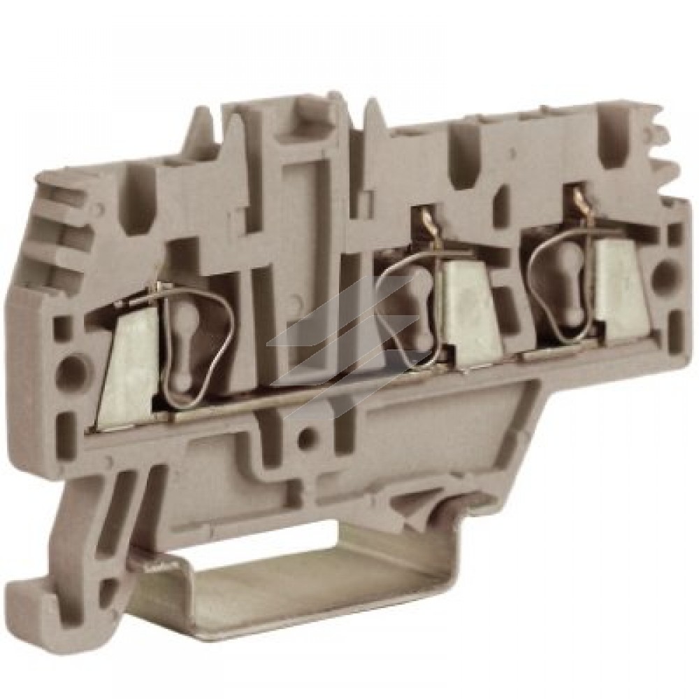 HMM.2/1+2 прохідний затискач, синій 800V, 24A 2,5 mm², 1вхід/2виходи, ДКС