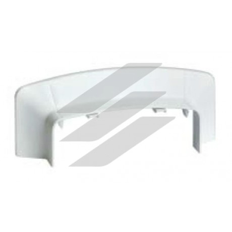 Ввід в стіну/стелю 110х50мм, білий RAL 9016, ДКС