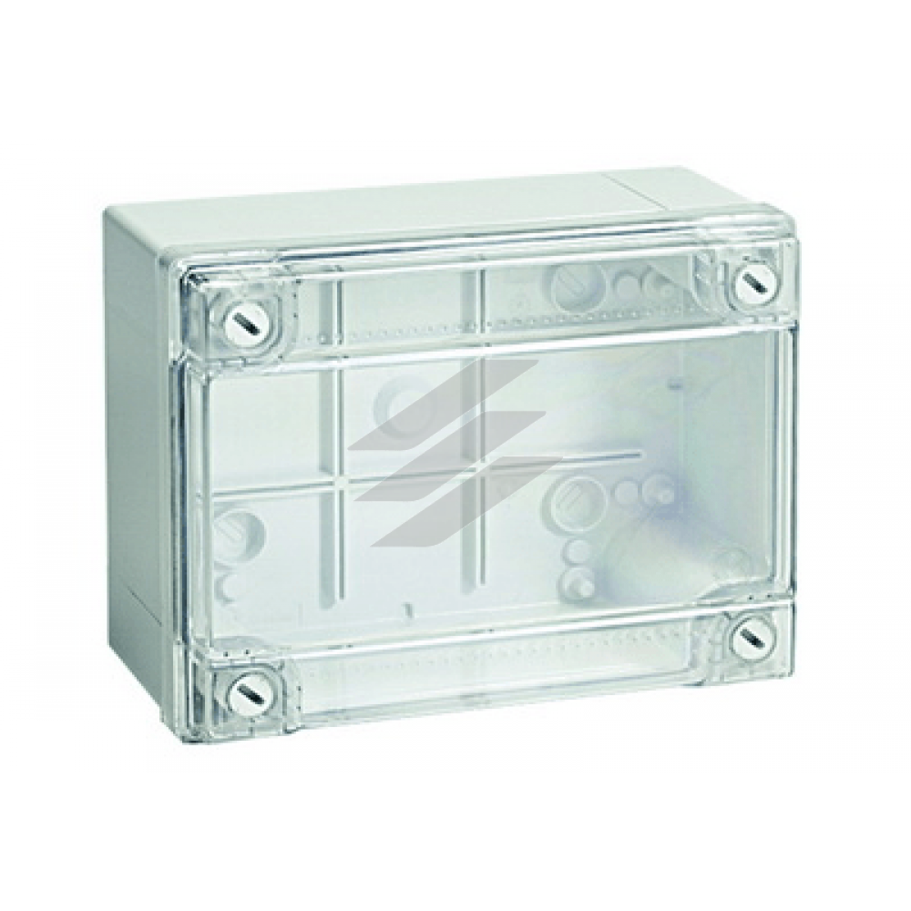 Коробка відгалужуюча з гладкими стінками, прозора кришка, IP56, 150х110х70мм, ДКС