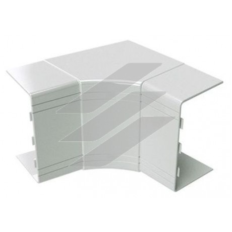 NIAV 120x60 кут внутрішній змінюваний (70-120°), білий RAL9001, ДКС