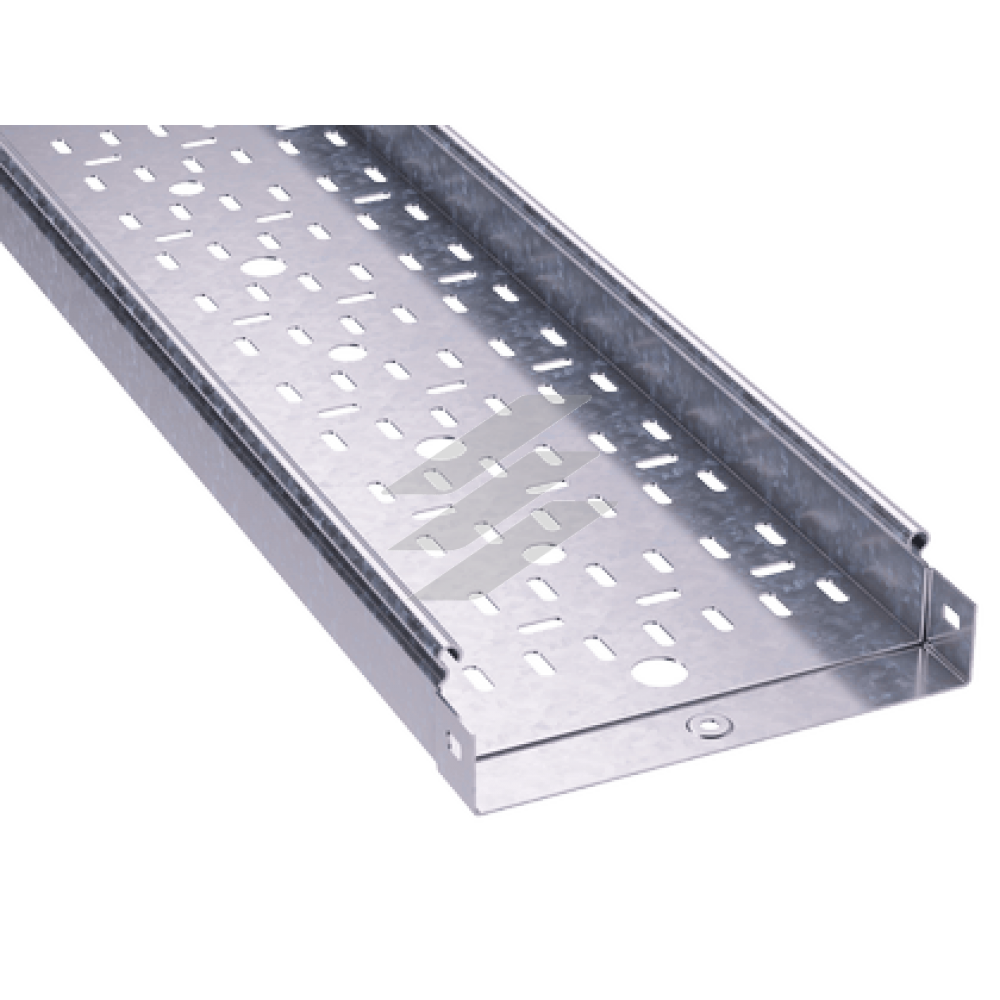 Лоток перфорований 400х50, довжина 3м, товщиною 1.2мм, ДКС