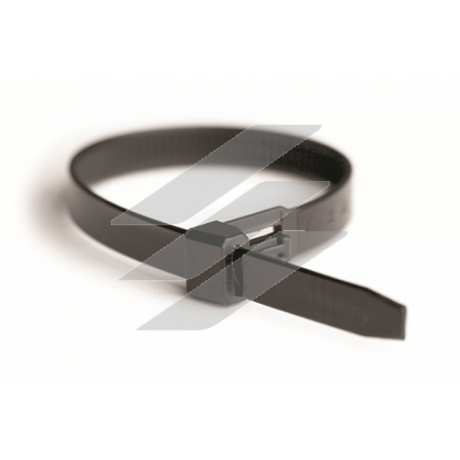 Хомут багаторазовий, білий, 7, 5х350, поліамід 6.6, ДКС