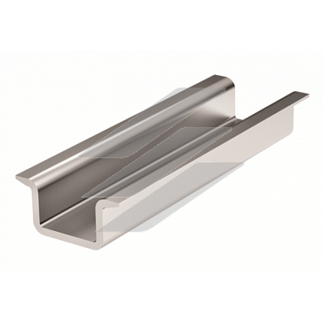 DIN-рейка суцільна з насічкою посилена OMEGA 3B 35х15х23мм довжина 2м ДКС