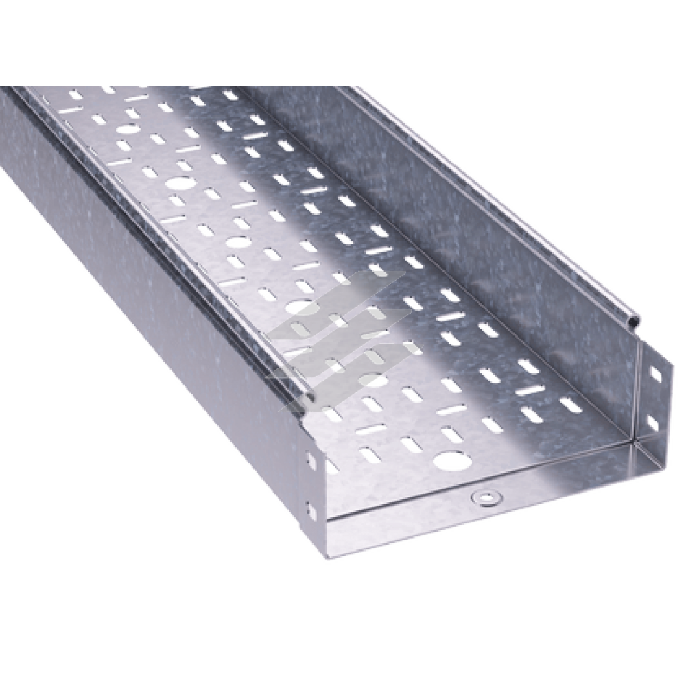 Лоток перфорований 200х80, довжина 3м, товщиною 1.5мм, ДКС