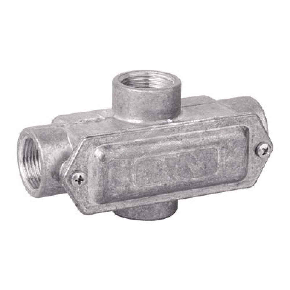 Коробка відгалужуюча алюмінієва, 4 вводи, М50х1.5, IP55, 171х78х71мм, ДКС