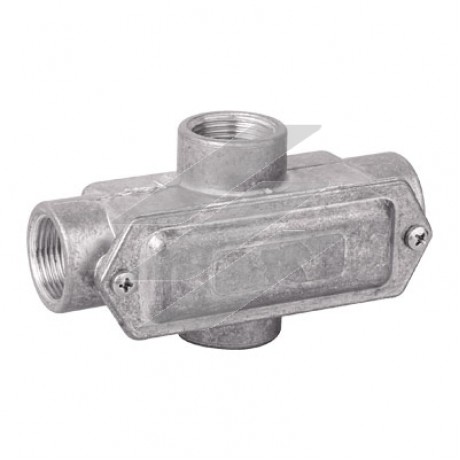 Коробка відгалужуюча алюмінієва, 4 вводи, М50х1.5, IP55, 171х78х71мм, ДКС