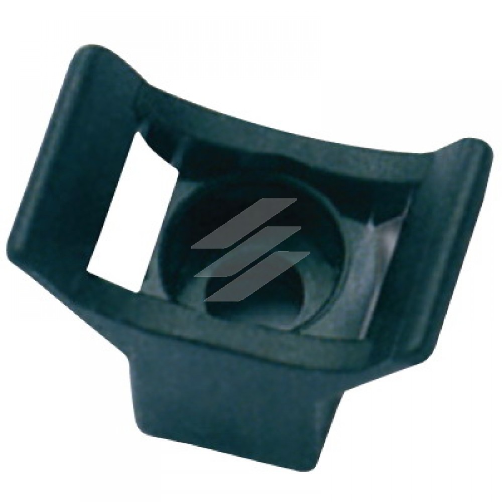 Супорт для хомутів з основою 10мм, чорний, для хомутів шириною до 9,4мм, ДКС