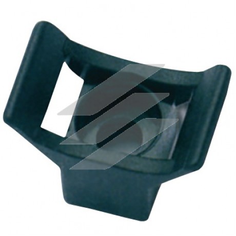 Супорт для хомутів з основою 10мм, чорний, для хомутів шириною до 9,4мм, ДКС