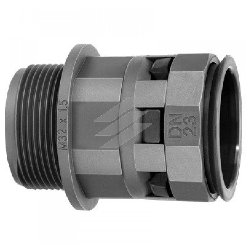 Муфта труба-коробка DN12мм, M16x1,5, поліамід, чорний колір, ДКС Муфта труба-коробка DN12мм, M16x1,5, поліамід, чорний колір, ДКС