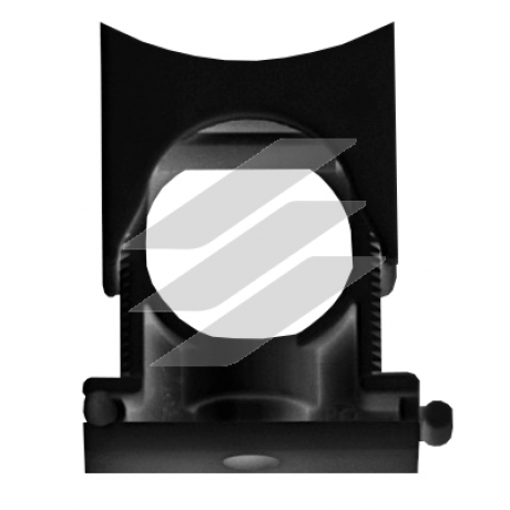 Тримач з кришкою øном.23-29мм РА6, чорного кольору, ДКС