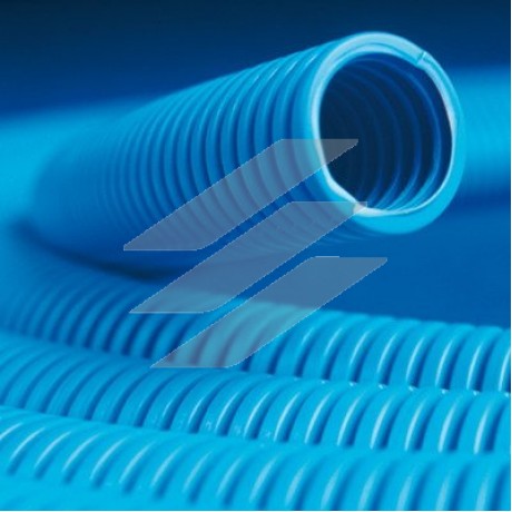 Труба ПНТ гнучка гофрована ø25мм, посилена з протяжкою, чорн. Колір, ДКС