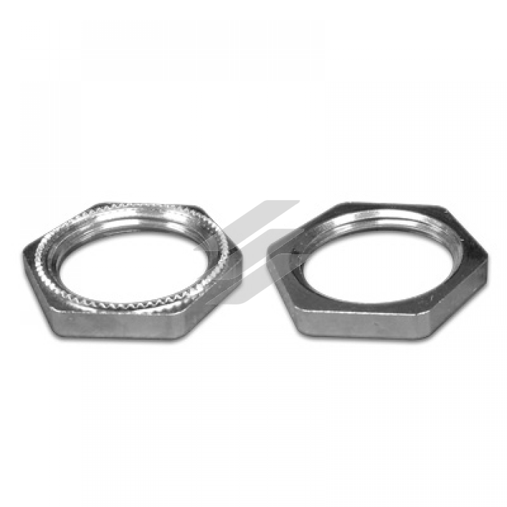 Гайка заземлення M20x1,5 нікельована латунь, ДКС