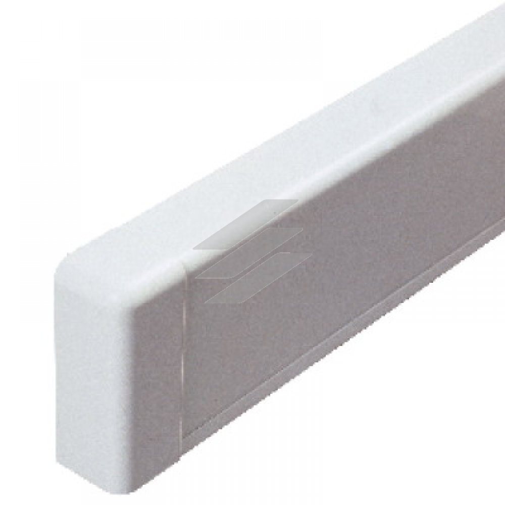 Заглушка для плінтусного коробу 100х40мм, біла RAL 9016, ДКС