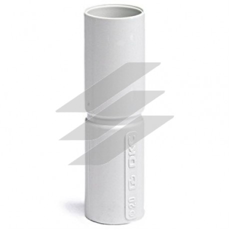 Муфта труба-труба з обмежувачем, IP40, Ø25мм, ДКС