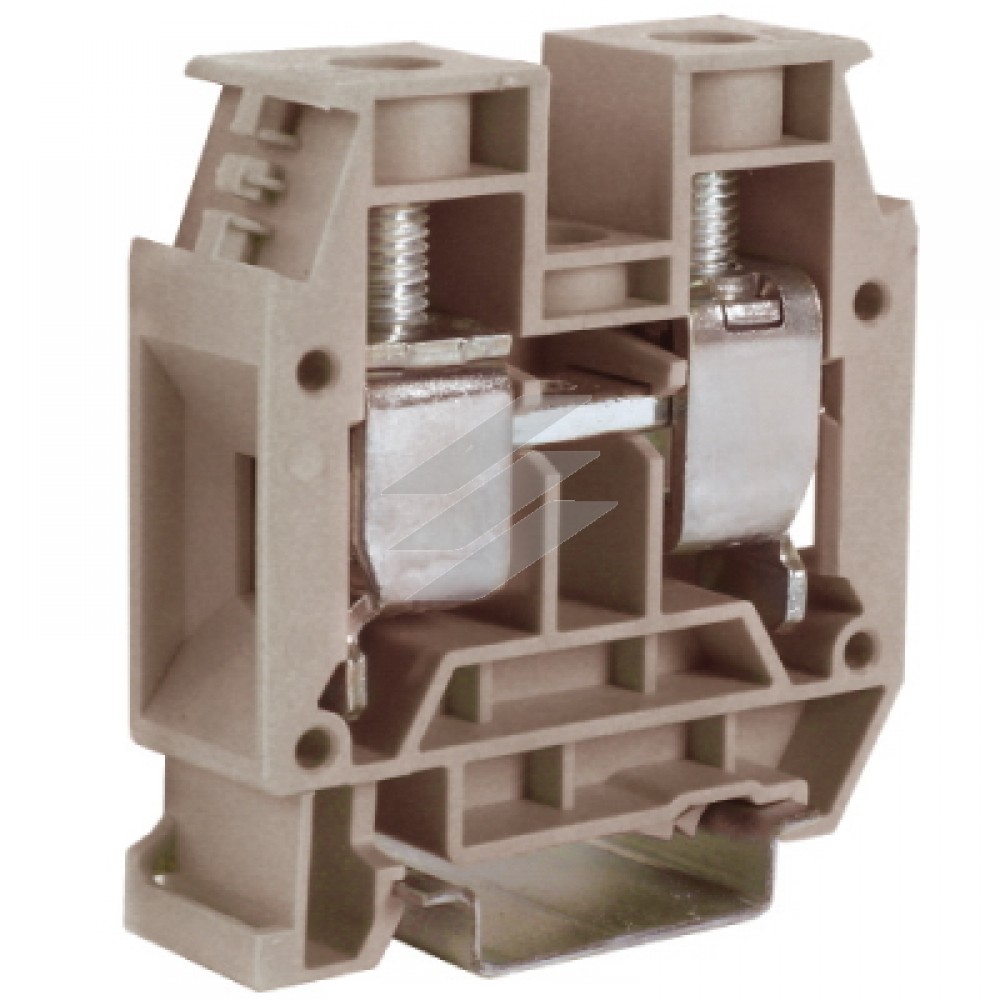 CBC.35GR, прохідний затискач бежевий 1000V, 150A 35мм², ДКС
