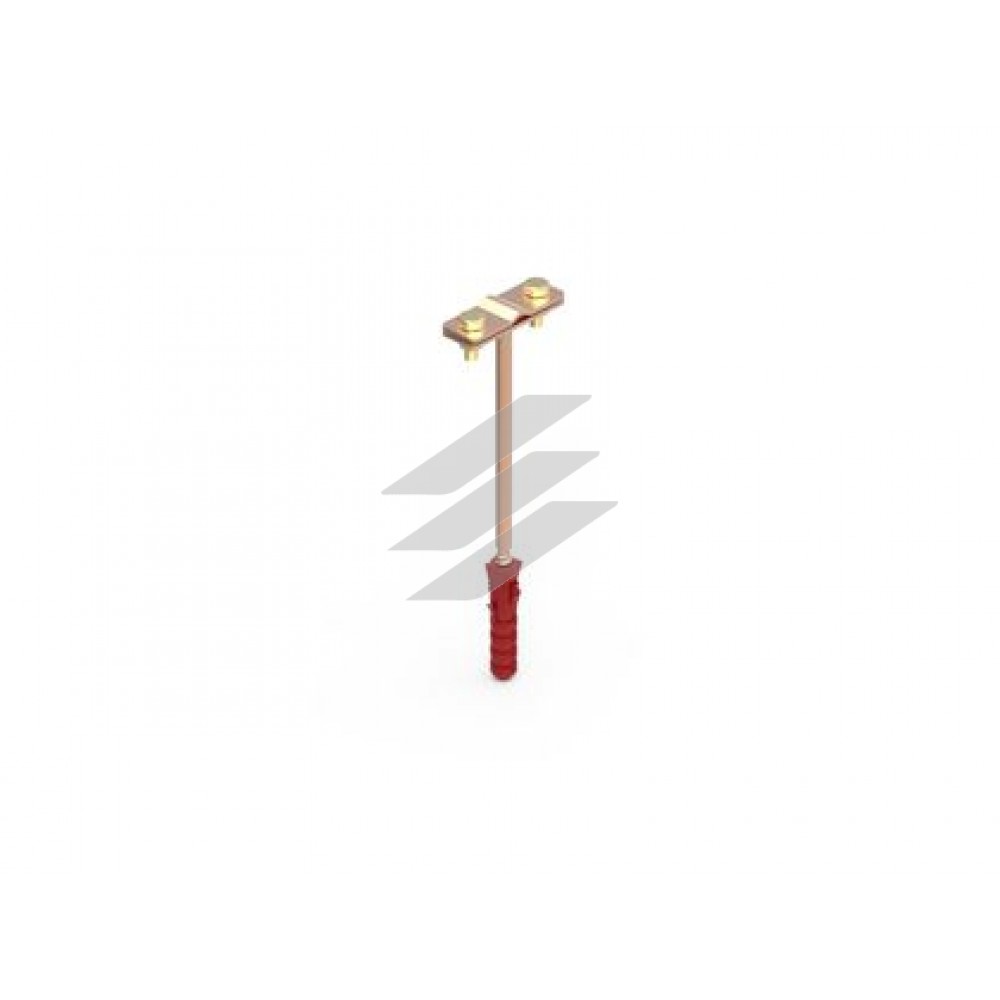 Фасадний тримач дроту Ø8мм-10мм або полоси до 30мм, 160х57мм, нержавіюча сталь, ДКС