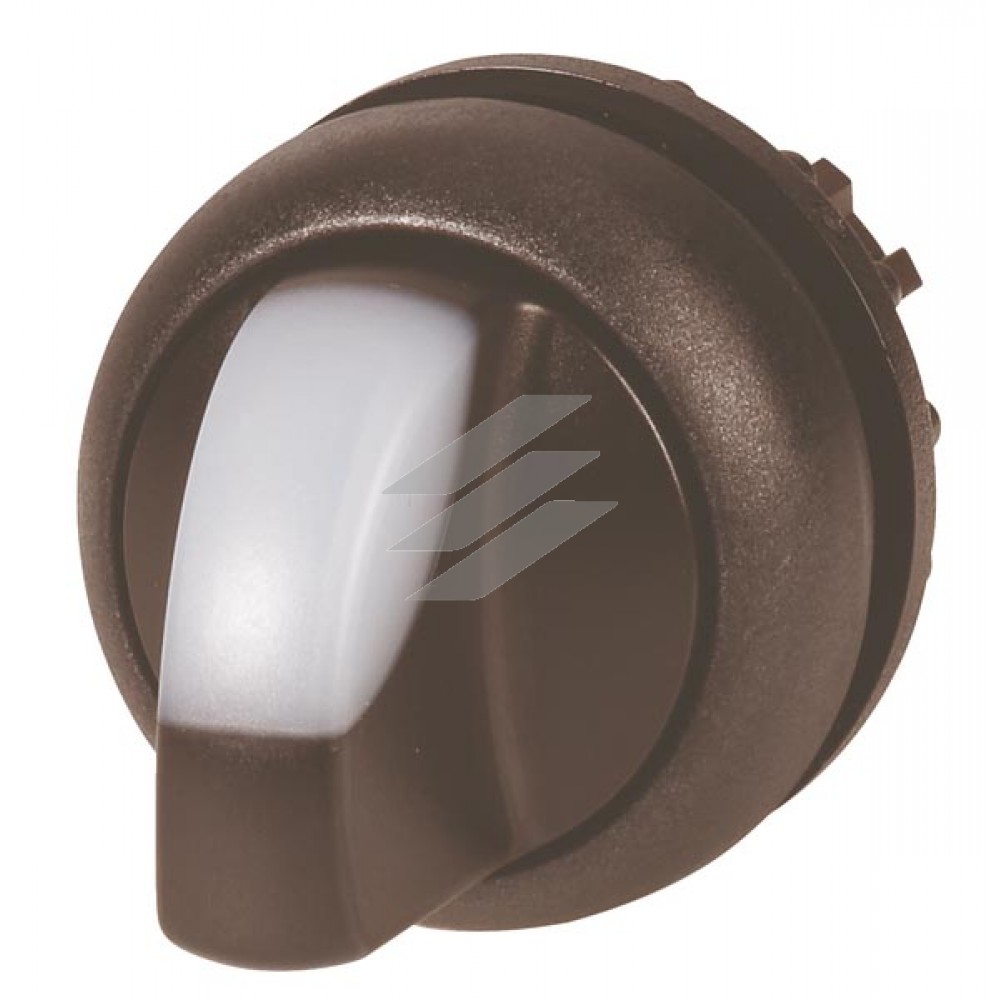 Перемикач з поворотною ручкою 2-х позиційний 60⁰ M22S-WRLK-W, Eaton