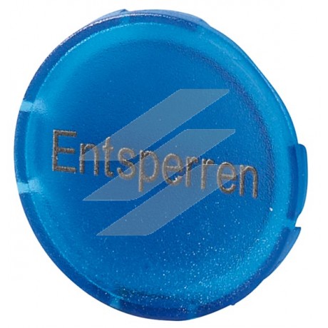 Лінза в кнопки з підсвічуванням M22-XDL-B-D14, плоска синя, розблокування, Eaton