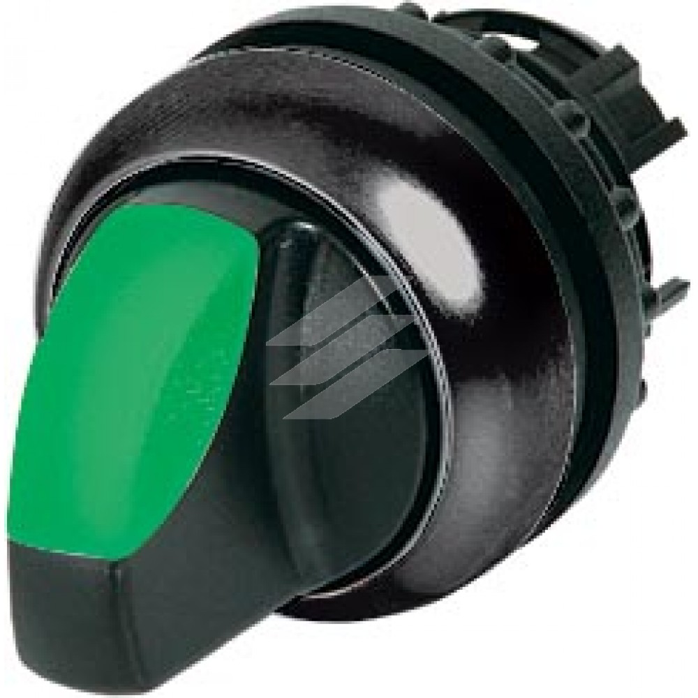 Перемикач з поворотною ручкою 2-х позиційний 60⁰ M22S-WRLK-G, Eaton