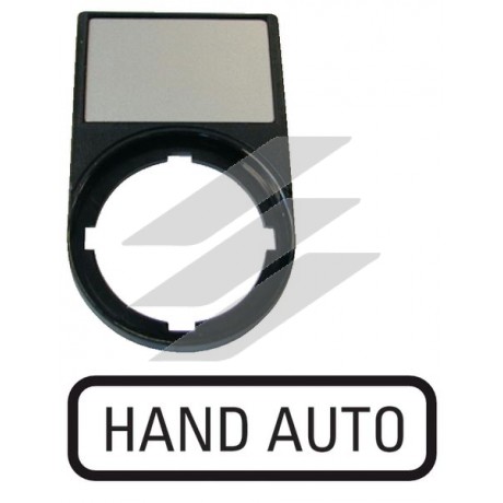Шильдик zHAND-AUTOz з власником 30х50 M22S-ST-D11, Eaton