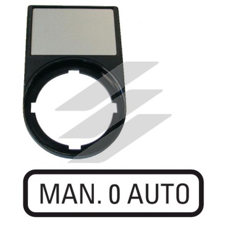 Шильдик zMAN-0-AUTOz з власником 30х50 M22S-ST-GB12, Eaton