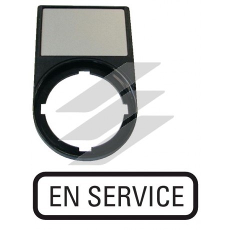 Тримач+шильдик з позначенням, M22S-ST-F7, Eaton