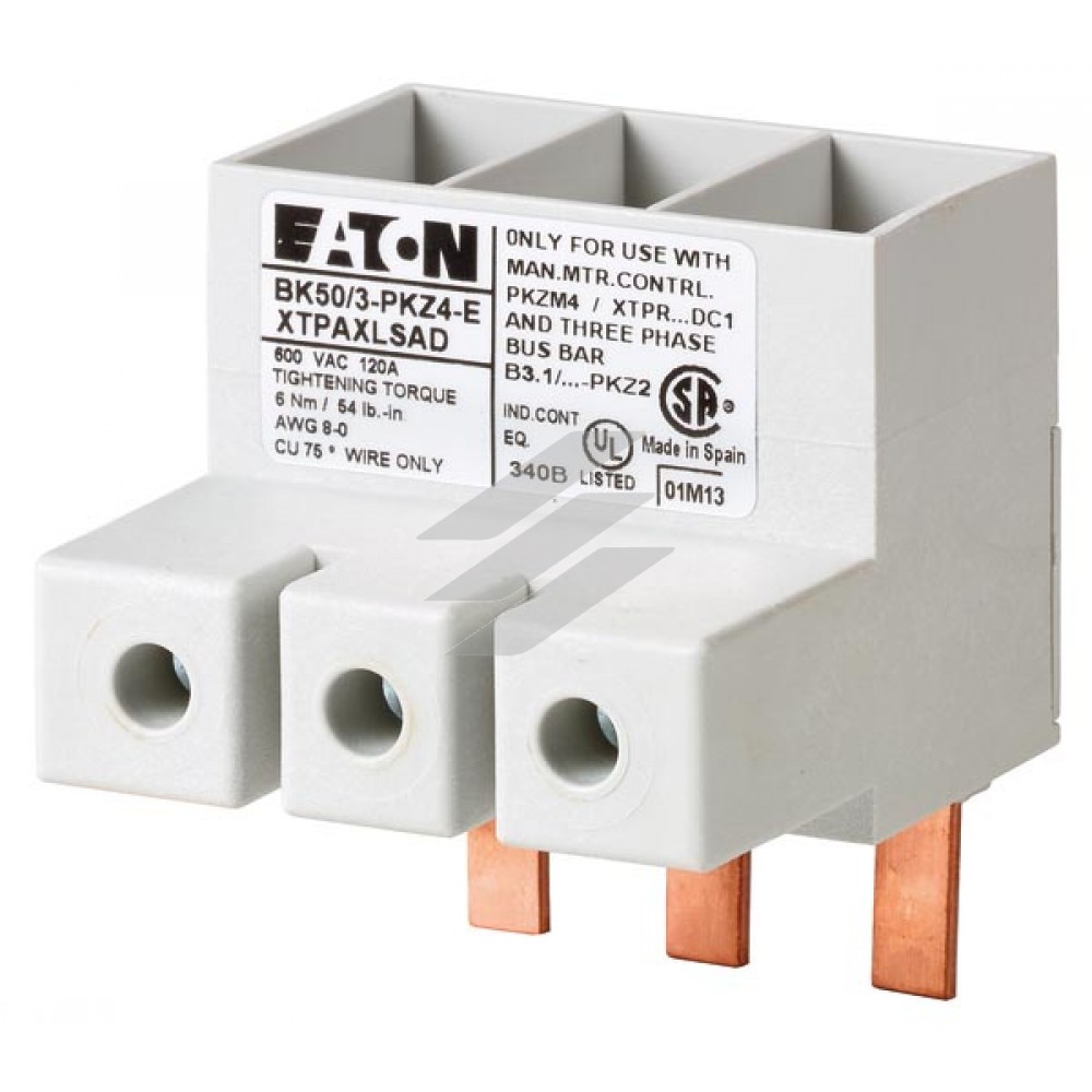 Клема BK50/3-PKZ4-E, Eaton Клема BK50/3-PKZ4-E, Eaton