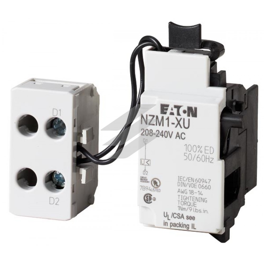 Розчеплювач мінімальної напруги NZM1-XU24DC, Eaton